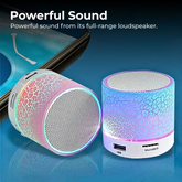 Portable Mini Bluetooth Speaker — LED USB Subwoofer